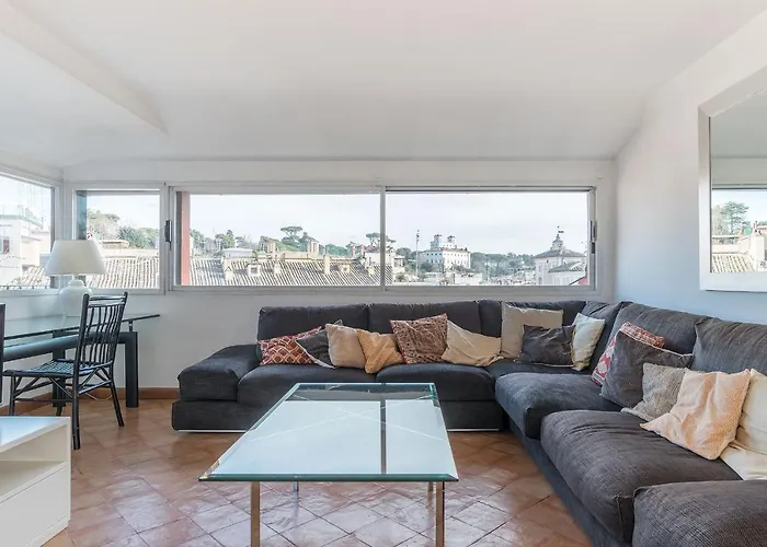 Apartment Paradiso Penthouse - Fromhometorome Rome